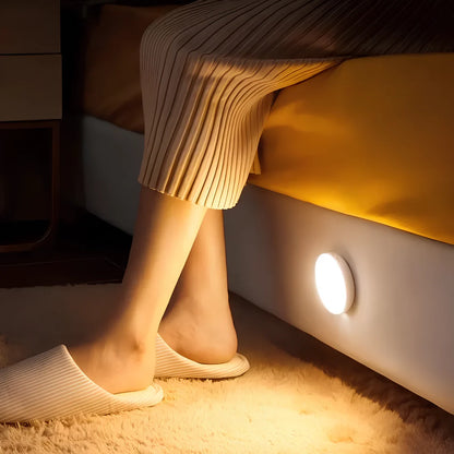 Rechargeable LED Motion Sensor Puck Light