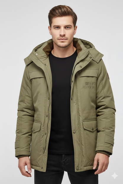 Veste Hiver Homme – Blouson à capuche