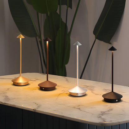 LED Table Lamp Wireless Rechargeable With Elegant Minimalist Design