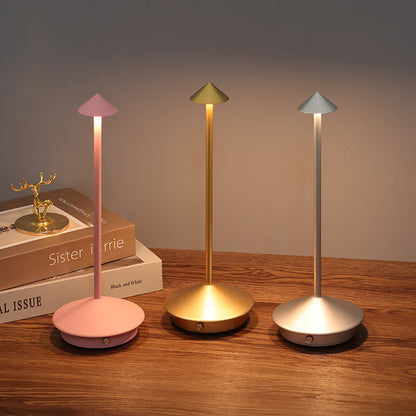 LED Table Lamp Wireless Rechargeable With Elegant Minimalist Design