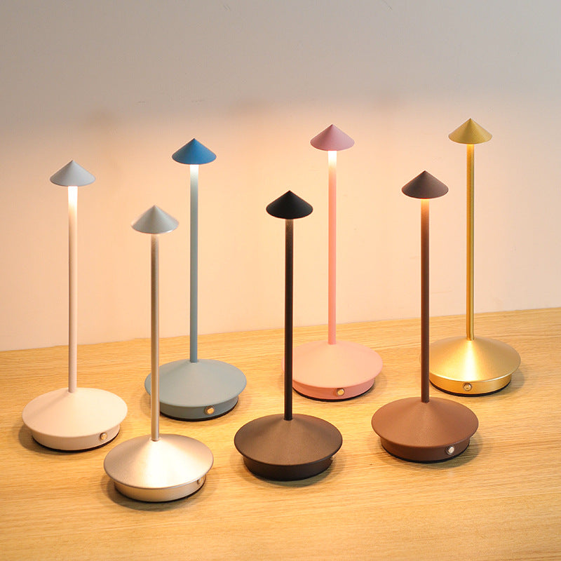 LED Table Lamp Wireless Rechargeable With Elegant Minimalist Design