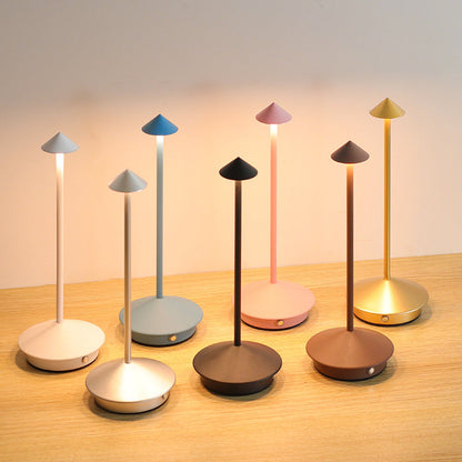 LED Table Lamp Wireless Rechargeable With Elegant Minimalist Design