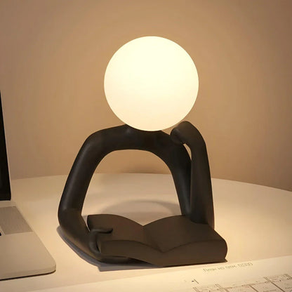 Creative Sculpture LED Lamp – Table Lamp with Unique Human Form Design