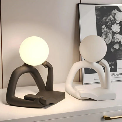 Creative Sculpture LED Lamp – Table Lamp with Unique Human Form Design