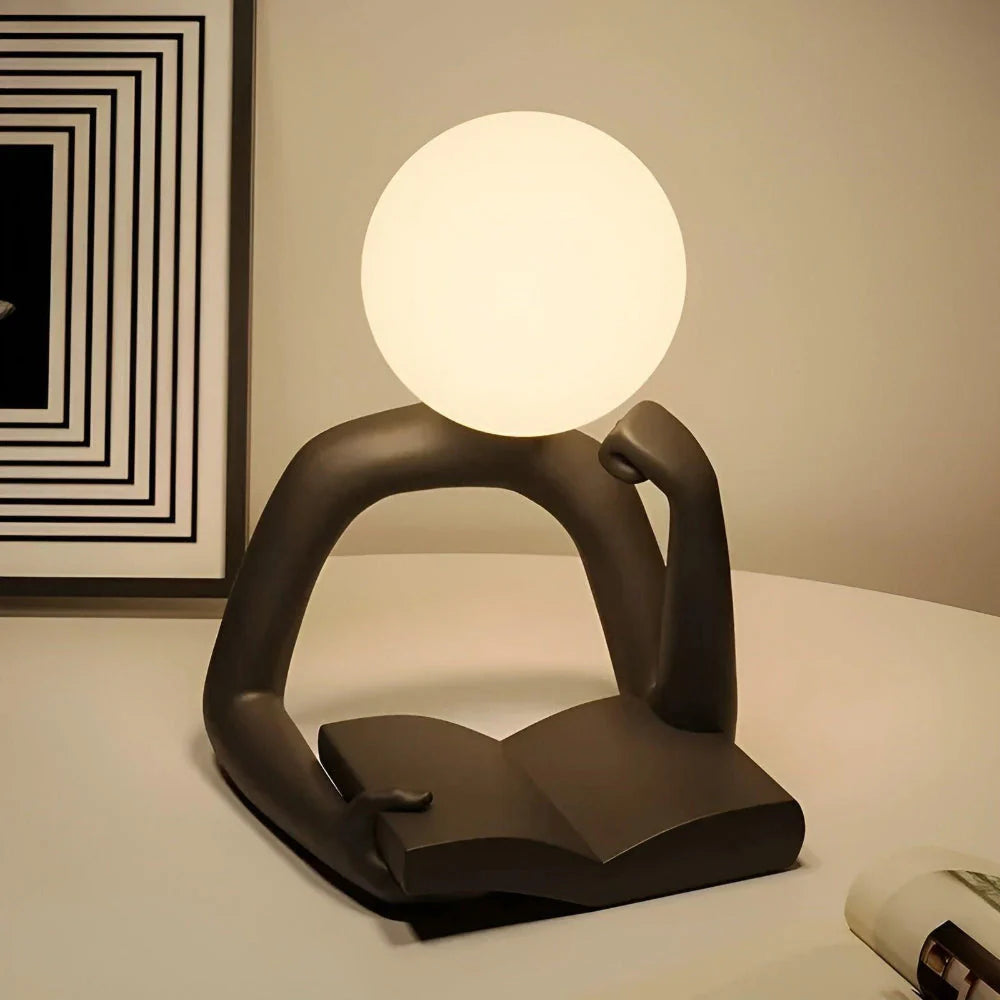 Creative Sculpture LED Lamp – Table Lamp with Unique Human Form Design