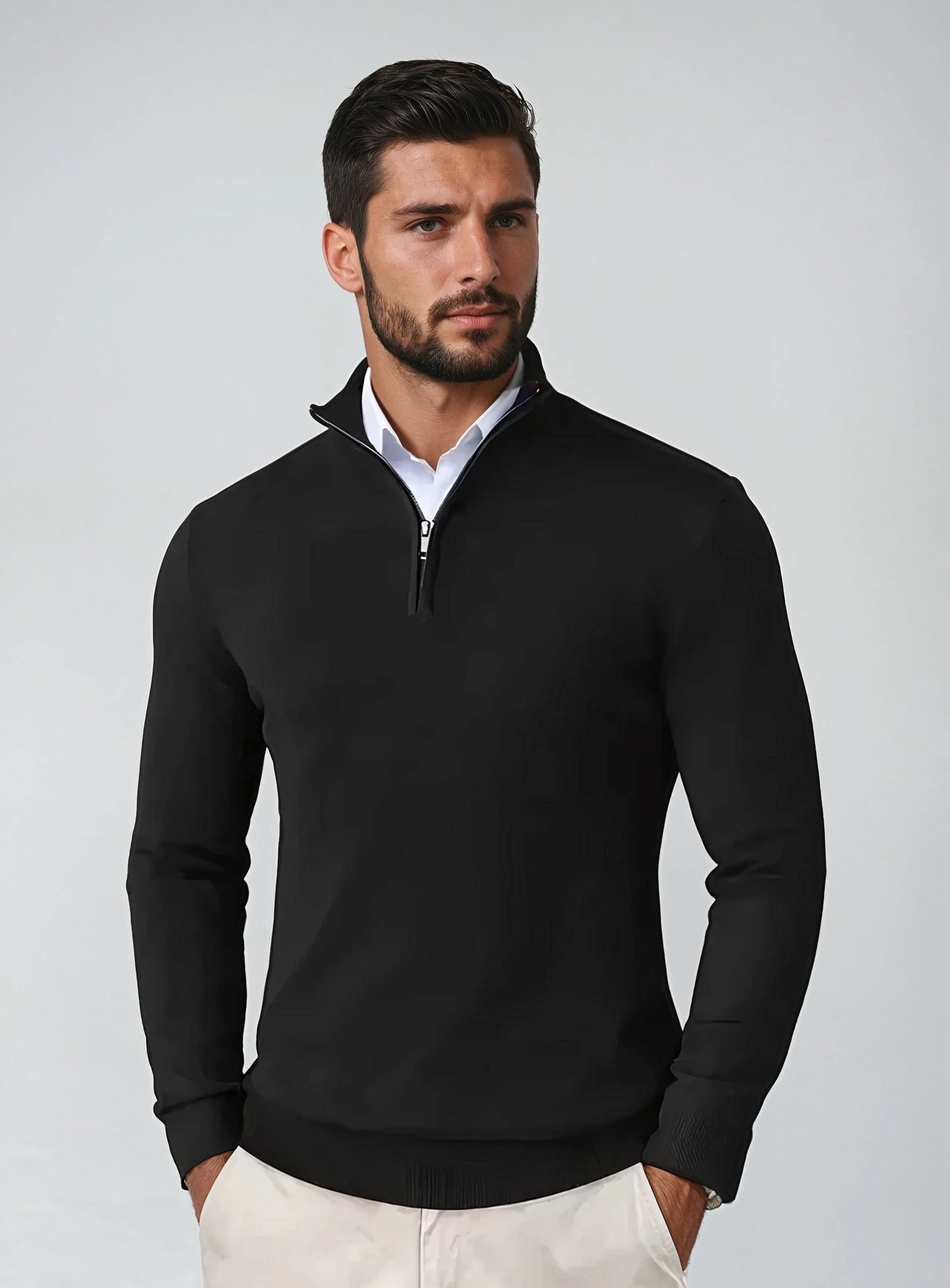 Men's Zip-Up Sweater