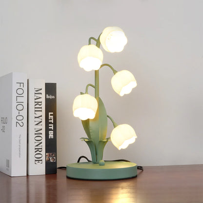 Modern Bell Orchid Table Lamp