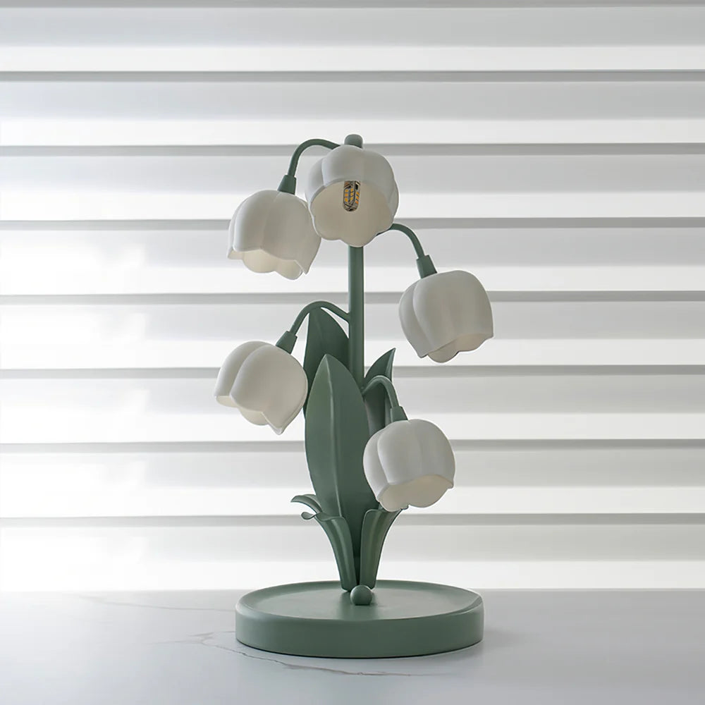 Modern Bell Orchid Table Lamp