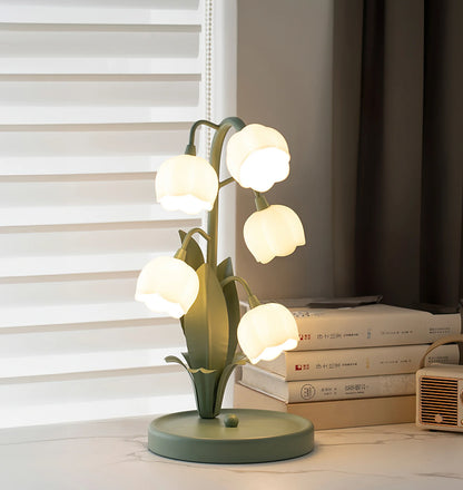 Modern Bell Orchid Table Lamp