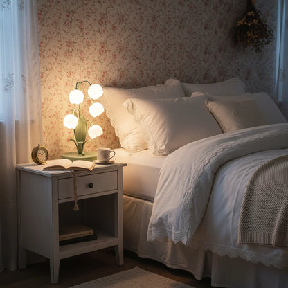 Modern Bell Orchid Table Lamp