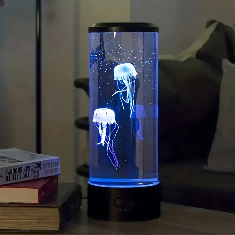 LED Jellyfish Lamp – Calming Design & Stress Relief Lighting