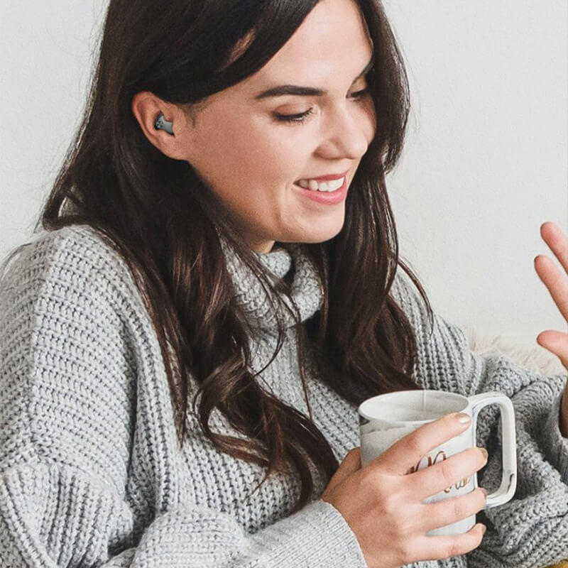 Wireless In-Ear Headphones With IPX5 Water Resistance And Sweatproof Design