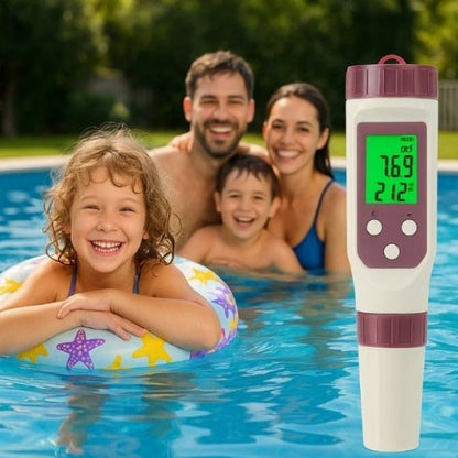Digital Pool Tester pH And Chlorine Meter For Easy Water Analysis