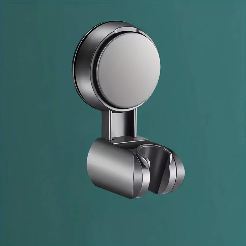 Shower Head Holder with Suction Mount and 360° Rotation for 0.7-0.9in Pipes
