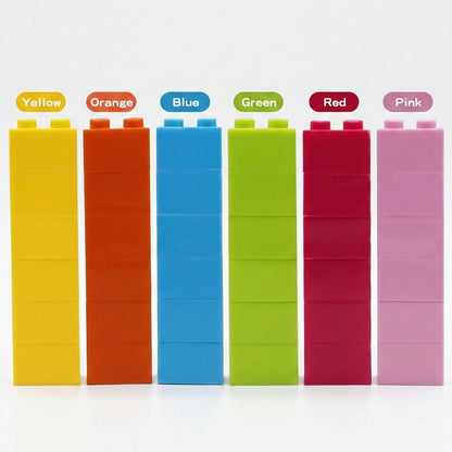 Thousand-Piece Brick Set with Sorting Tray and 6 Shapes for Ages 6+