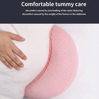 Pregnancy Pillow with Memory Foam Wedge and Bonus Knee Cushion, Removable Washable Cover