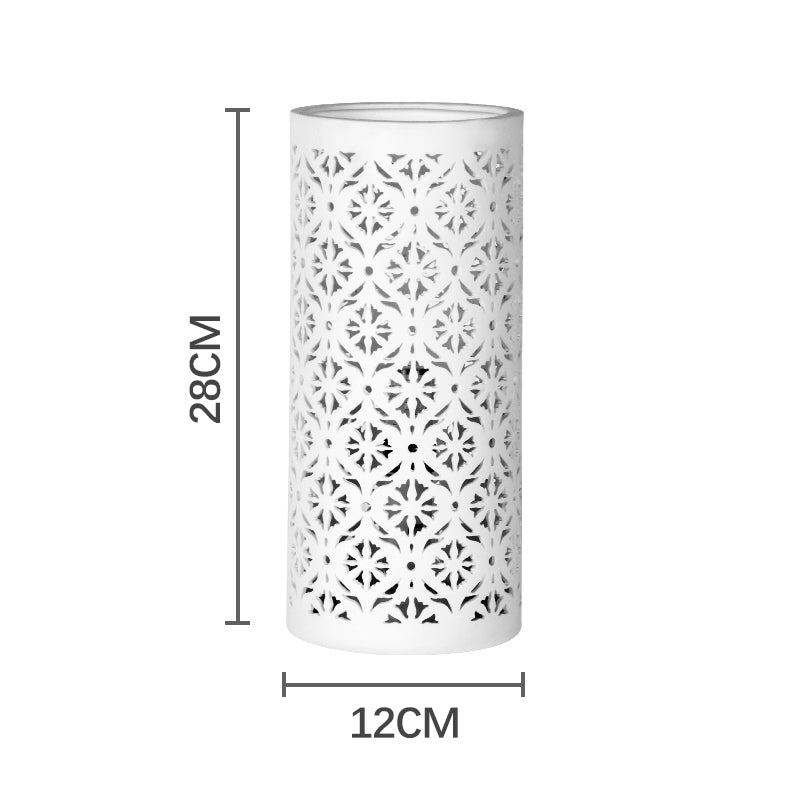 Ceramic Table Lamp - Lattice Pattern Mood Light