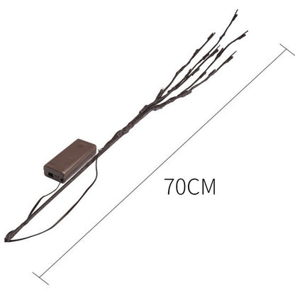 LED Willow Branch Lights | Battery Operated Twig Vase Lighting