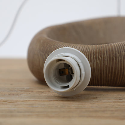 Organic Modern Oval Table Lamp