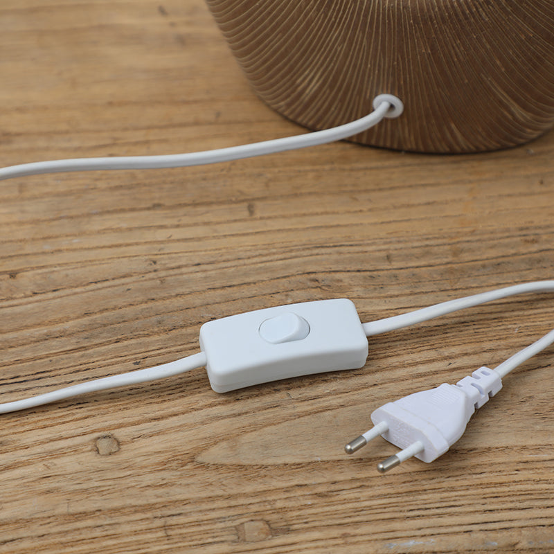 Organic Modern Oval Table Lamp