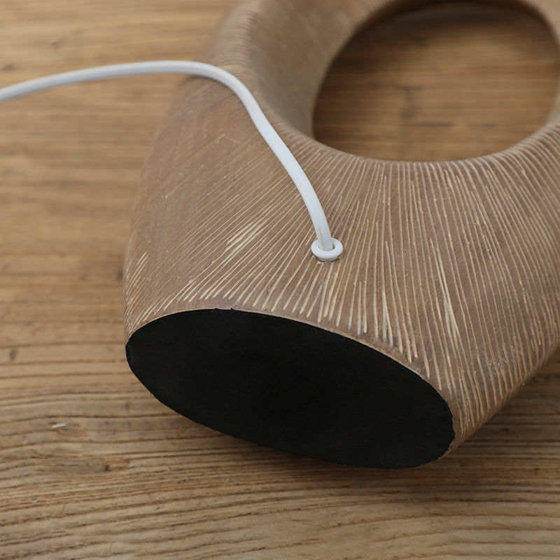 Organic Modern Oval Table Lamp