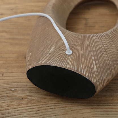 Organic Modern Oval Table Lamp