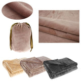 Electric Heated Blanket Cordless Rechargeable Battery-Powered Soft Fleece Throw