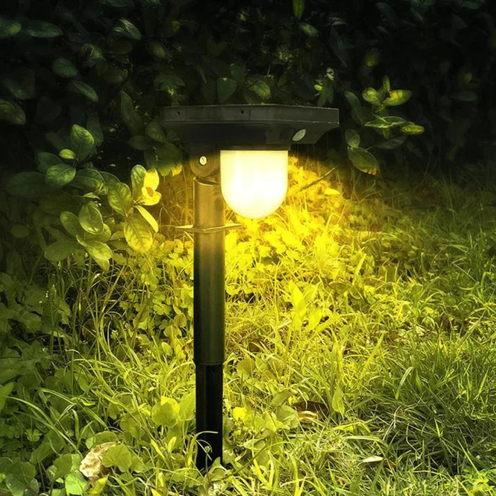 2x Energy-Efficient Solar Garden Lights with Motion Sensor
