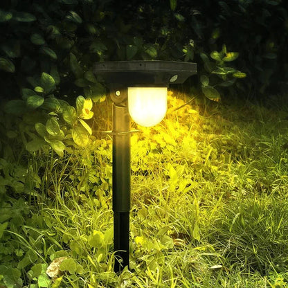 2x Energy-Efficient Solar Garden Lights with Motion Sensor