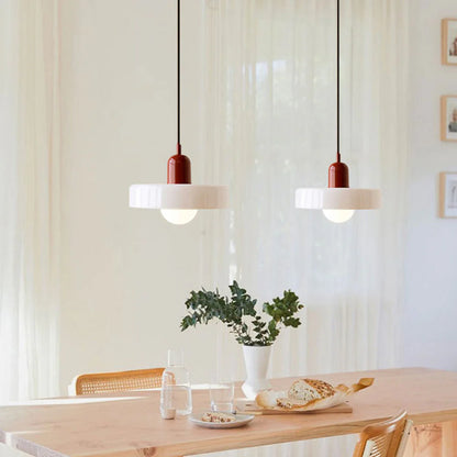 Bauhaus Pendant Lamp in Colored Glass