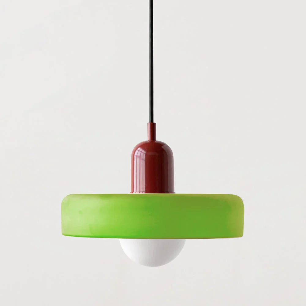 Bauhaus Pendant Lamp in Colored Glass
