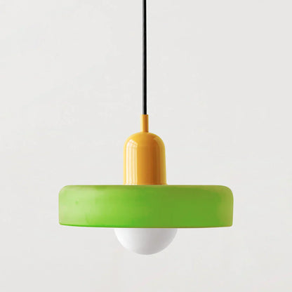 Bauhaus Pendant Lamp in Colored Glass