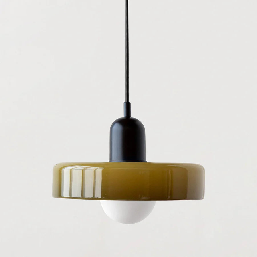 Bauhaus Pendant Lamp in Colored Glass