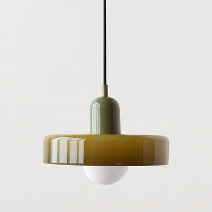 Bauhaus Pendant Lamp in Colored Glass