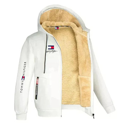Men's Winter Lined Zip-Up TH Hoodie