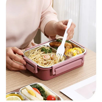 Insulated Food Container Stainless Steel Vacuum-Sealed Leakproof For Hot Meals