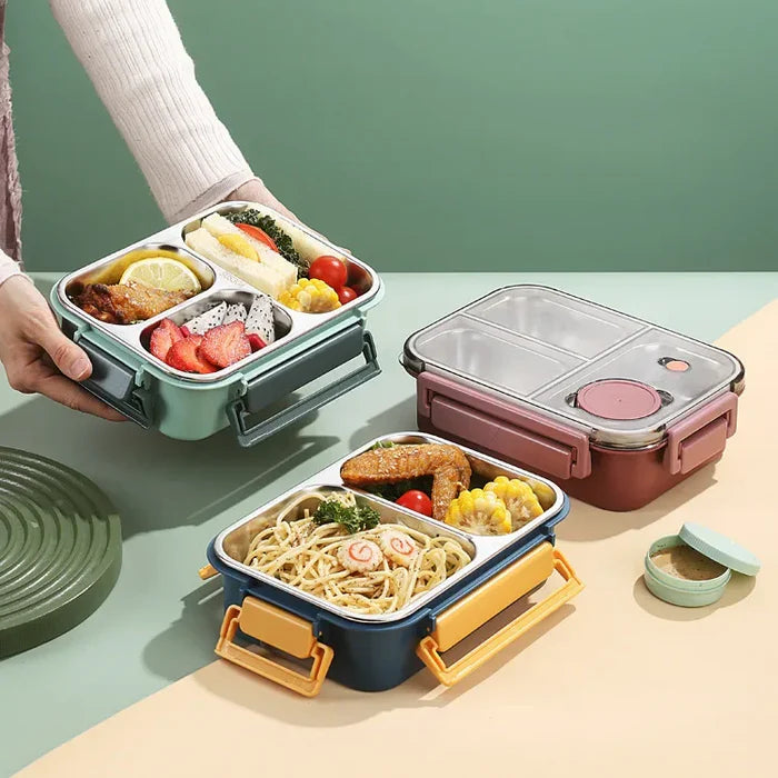 Insulated Food Container Stainless Steel Vacuum-Sealed Leakproof For Hot Meals