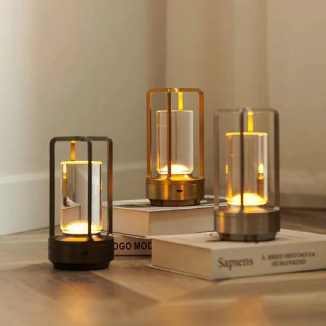 Rechargeable Wireless Table Lamp | Portable Touch Dimmable LED