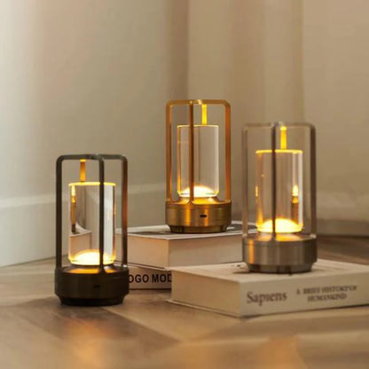Rechargeable Wireless Table Lamp | Portable Touch Dimmable LED