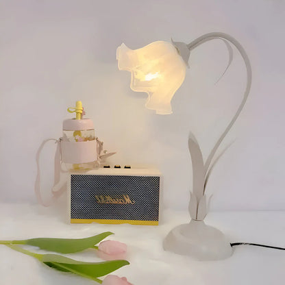 French Flower Table Lamp