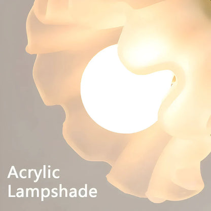 French Flower Table Lamp