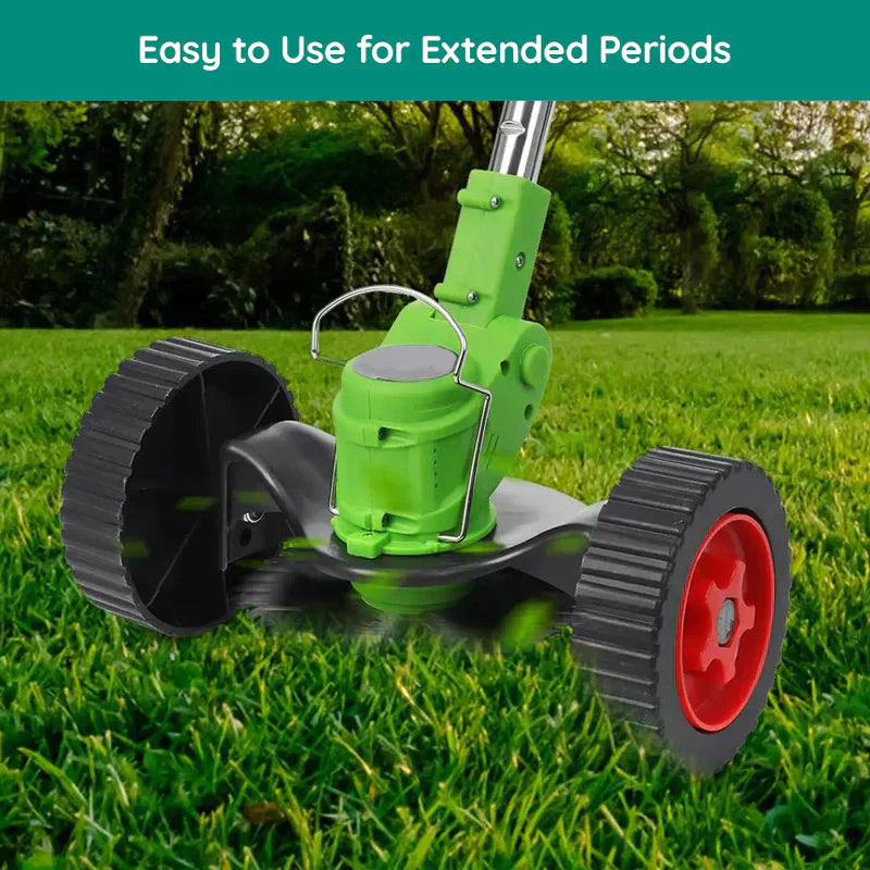 Cordless Grass Trimmer Battery Powered Electric Rechargeable With Adjustable Shaft