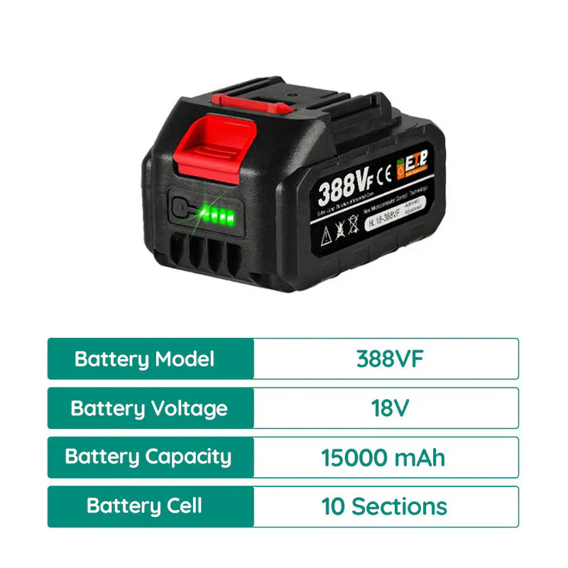 Cordless Grass Trimmer Battery Powered Electric Rechargeable With Adjustable Shaft