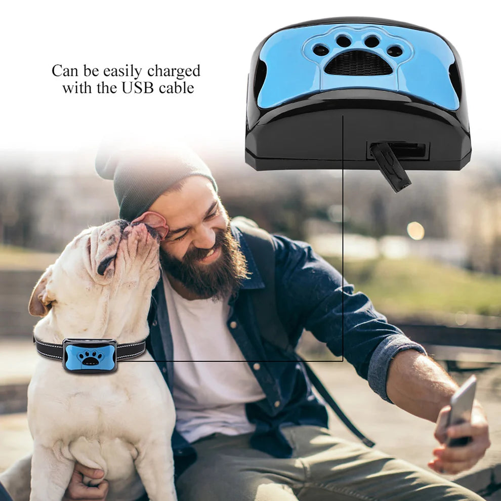Anti-Bark Collar – Painless Training with Vibration & Ultrasound