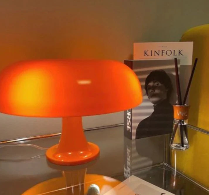 Nordic Mushroom Table Lamp | LED Rechargeable | Desk Lamp | Reading Lamp