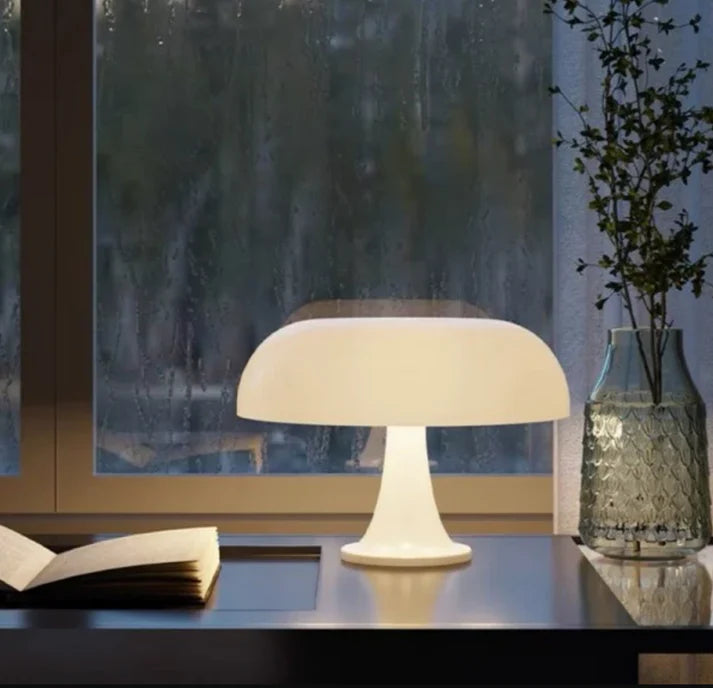 Nordic Mushroom Table Lamp | LED Rechargeable | Desk Lamp | Reading Lamp
