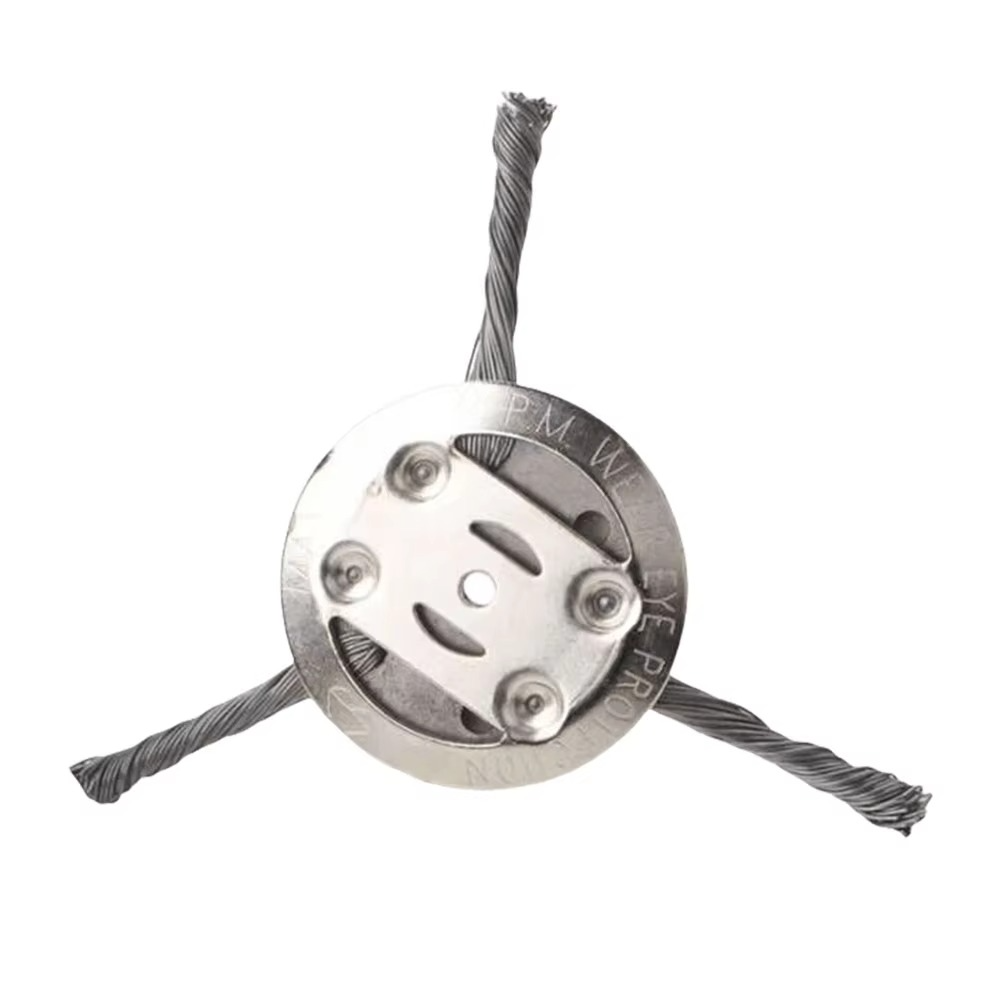 Weed Trimmer Head Replacement With Steel Wire For Universal Fit