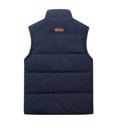 Men's Winter Lined Sleeveless Waistcoat