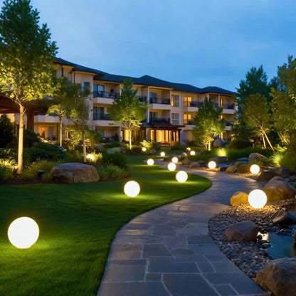 Spherical Garden Light – Waterproof LED Globe for Patio & Lawn