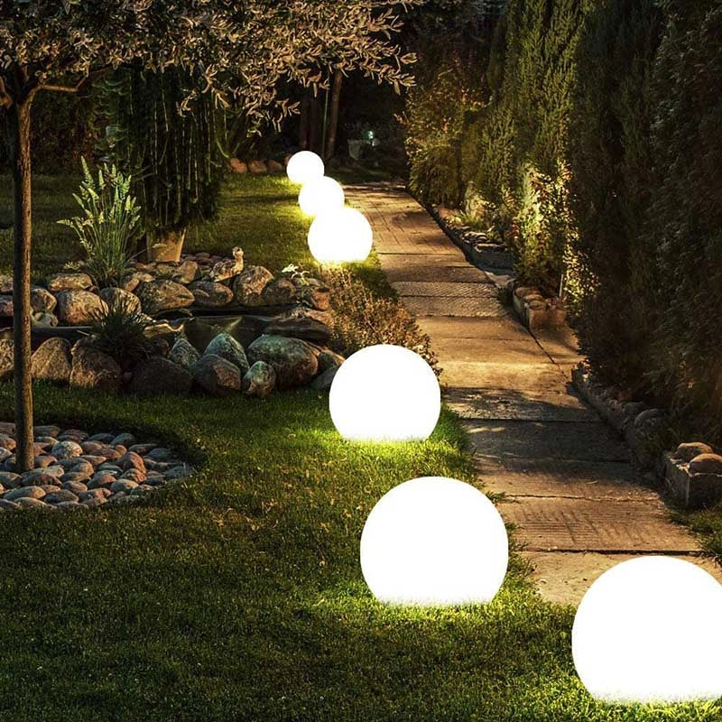 Spherical Garden Light – Waterproof LED Globe for Patio & Lawn